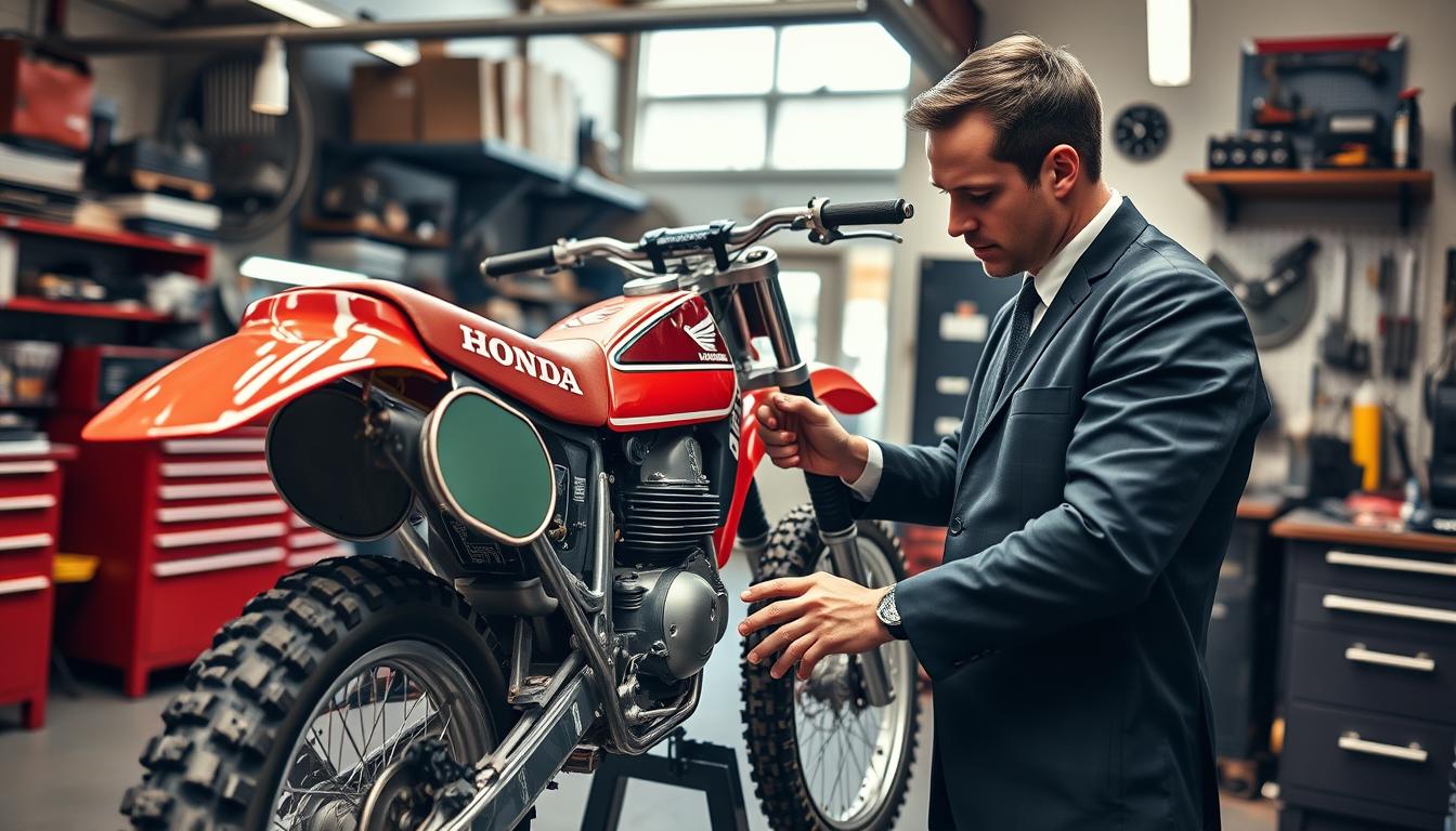 atelier réparation moto vintage Montmain Seine-Maritime
