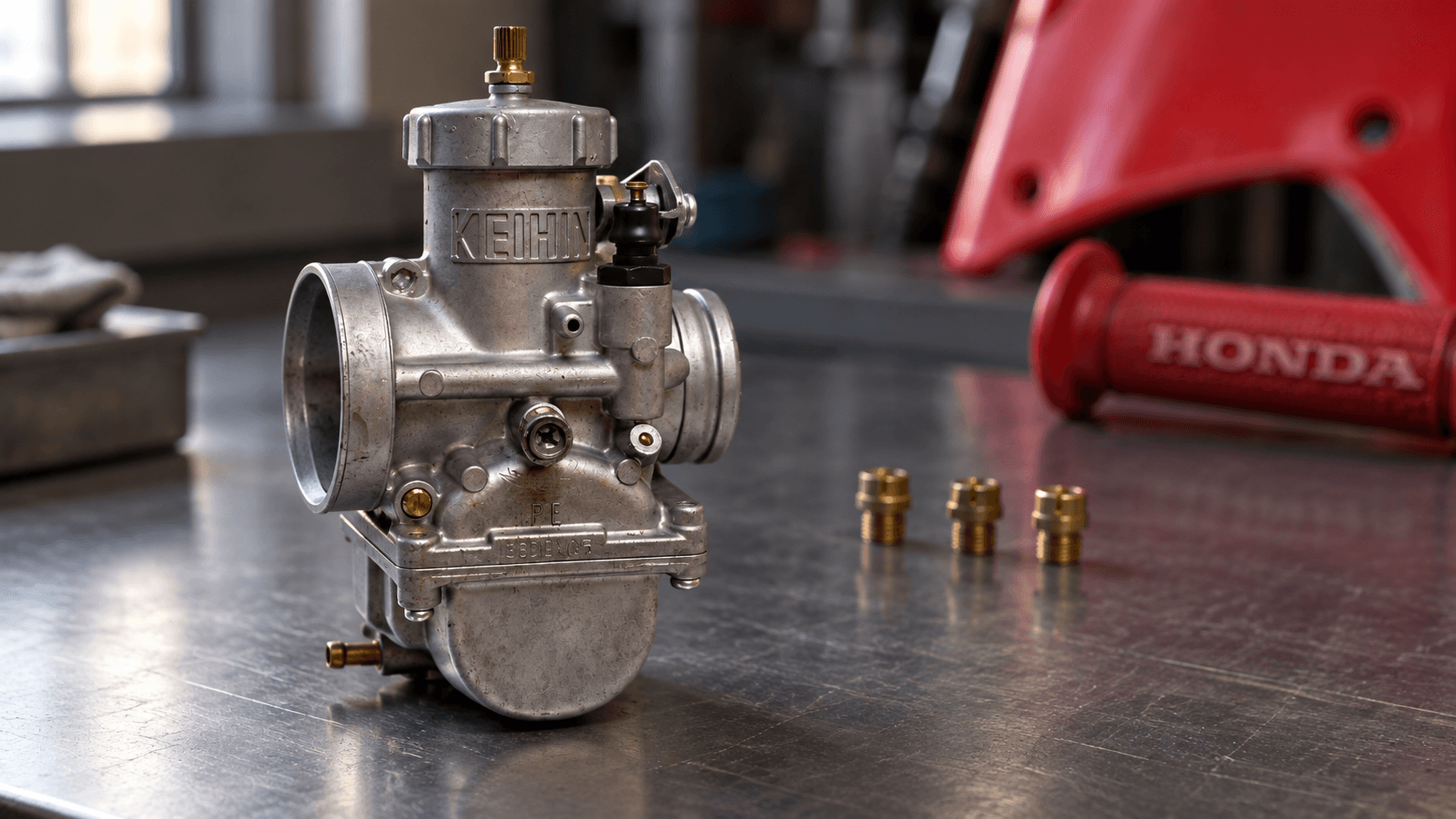 Carburateur Keihin d’origine pour Honda CR vintage